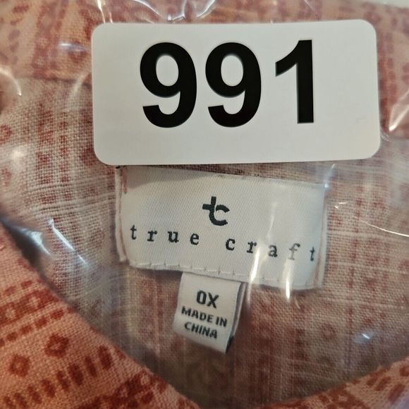 True Craft Women's Sz 0X Top pink sleeveless - Picture 8 of 9